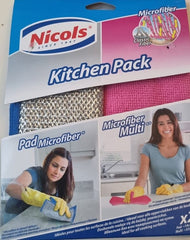 2x Nicols kitchen pack - Pad Microfiber-Microfiber Multi