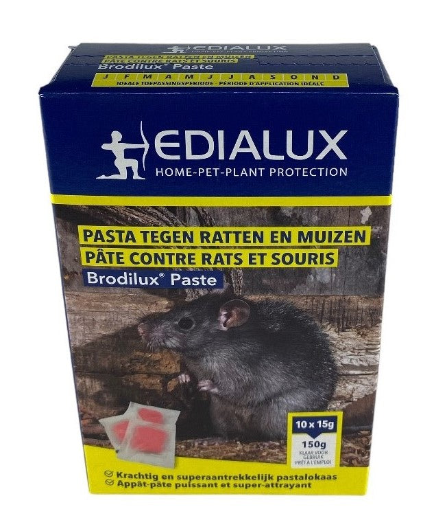 Buy Brodilux Pasta 150g | Effective bait paste against rats and mice