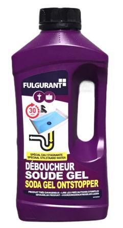 Fulgurant Soda Gel Drain Cleaner 900ml – Powerful Gel for Unclogging Drains