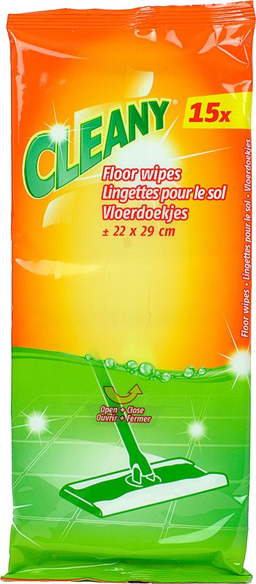 Cleany Vochtige Vloerdoekjes – Natte Reinigingsdoeken voor de Vloer