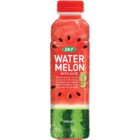 OKF Aloe Vera Drank Watermeloen 500ml | 20 Stuks per Koli