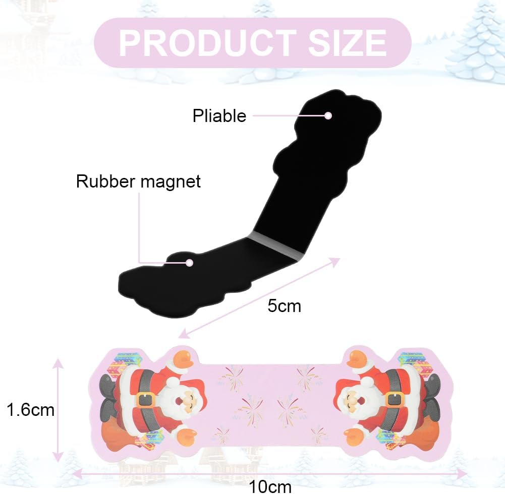 Magnetische Kerstboekenleggers – Set van 30 | Kinderboekmarkeringen, Feestzakjes & Cadeautjes