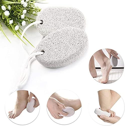 2x Natuurlijke Puimsteen voor Voeten & Handen – Verwijdert Dode Huid, Eelt & Eeltplekken – Natuurlijk Peelingsteen