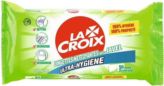 La Croix Bleekdoekjes Javel – 50 Doekjes – Pure Frisheid