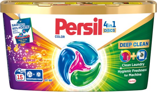 Persil Wasmiddelcapsules Discs Color – 15 Stuks