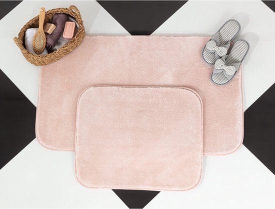 Mont Kiara Badmatten Antislip – Set van 2 – Zachte Badkamermat