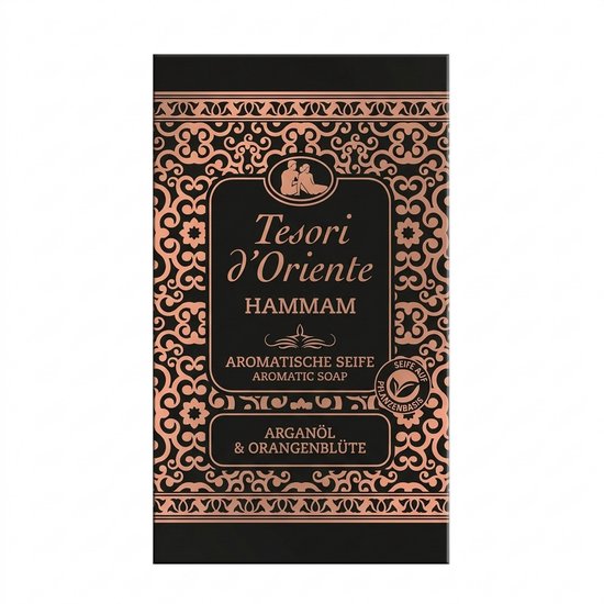 Tesori d'Oriente Vaste Zeep Hammam 125 g – met Arganolie