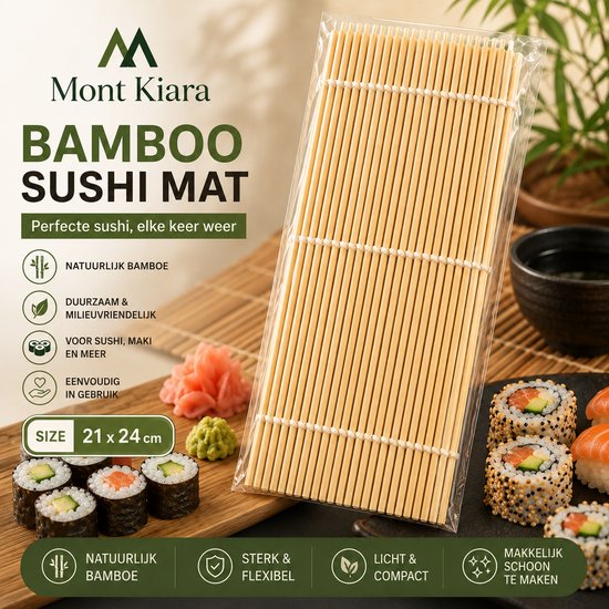 Mont Kiara Sushimat Bamboe – Makisu Rolmat 21 x 24 cm