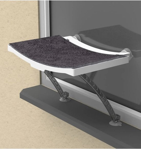 Mont Kiara Kattenhangmat met Zuignappen – voor Raam en Wand – Kattenmand
