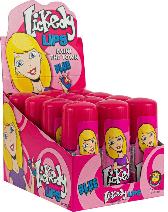 Brain Licker Lickedy Lips Blue (12 pieces)