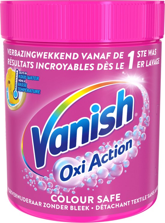 Vanish Oxi Action Vlekkenverwijderaar Poeder Gekleurde Was 550 g