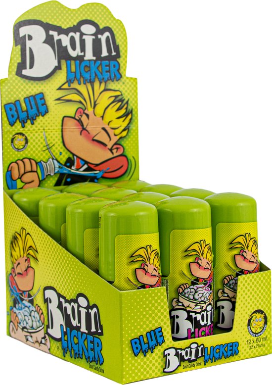Brain Licker Bleu (12 Pièces) - Bonbons - Aigre