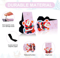 Magnetische Kerstboekenleggers – Set van 30 | Kinderboekmarkeringen, Feestzakjes & Cadeautjes
