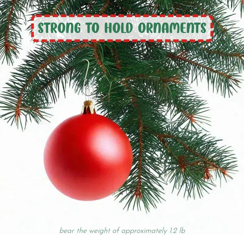 120 Stuks RVS S-Vormige Licht Hangers – Kerstboom en Feestdecoratie Haken voor Ornamenten