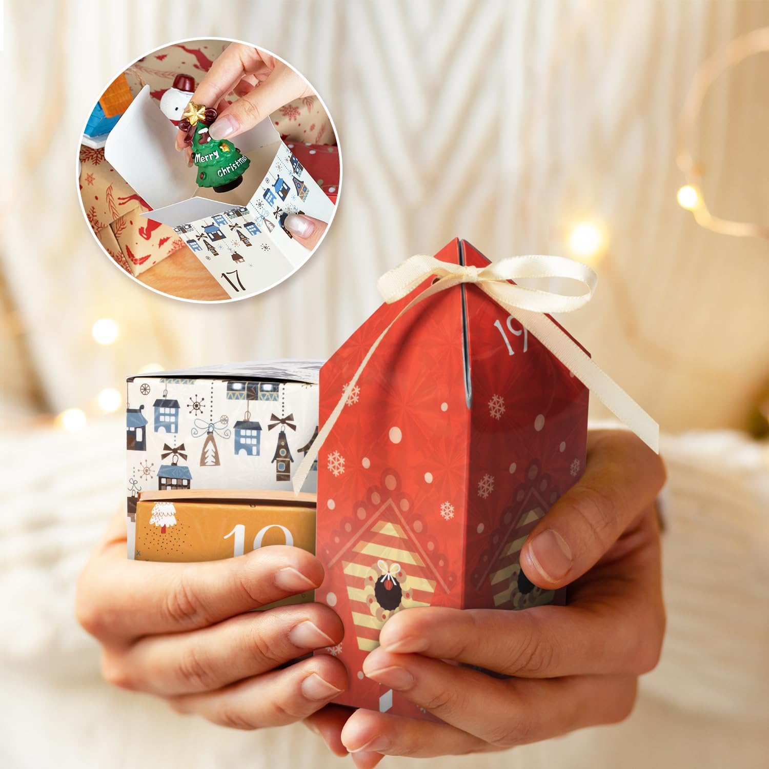 Adventskalender om Zelf te Vullen – 25 Genummerde Dozen met 25 Motieven | DIY Adventskalender 2025