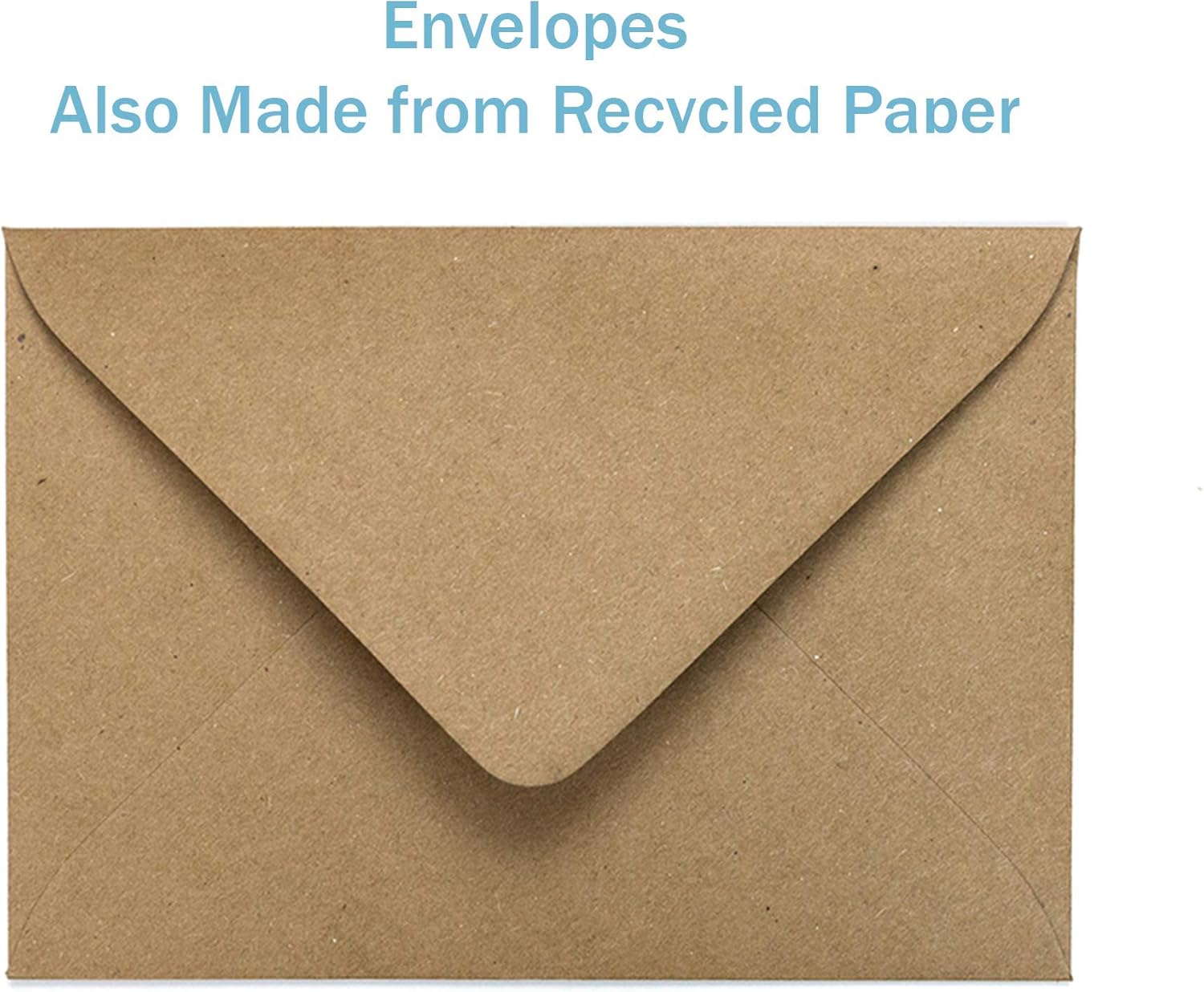 Set van 24 Gerecyclede Kerstkaarten met Vos – 2 Ontwerpen | Duurzame Kerst Wenskaarten met Enveloppen