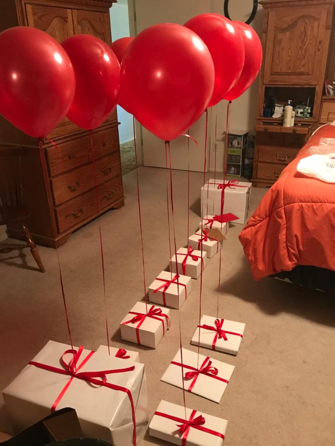 Satijnen Lint Rood – 10 mm x 22 m | Cadeaulint voor Bruiloft, Feestdecoratie, Boeketten, Knutselen & Handwerk