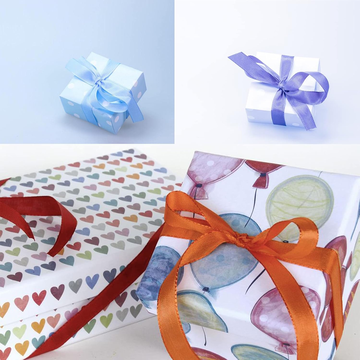 Satijnen Lint Rood – 10 mm x 22 m | Cadeaulint voor Bruiloft, Feestdecoratie, Boeketten, Knutselen & Handwerk