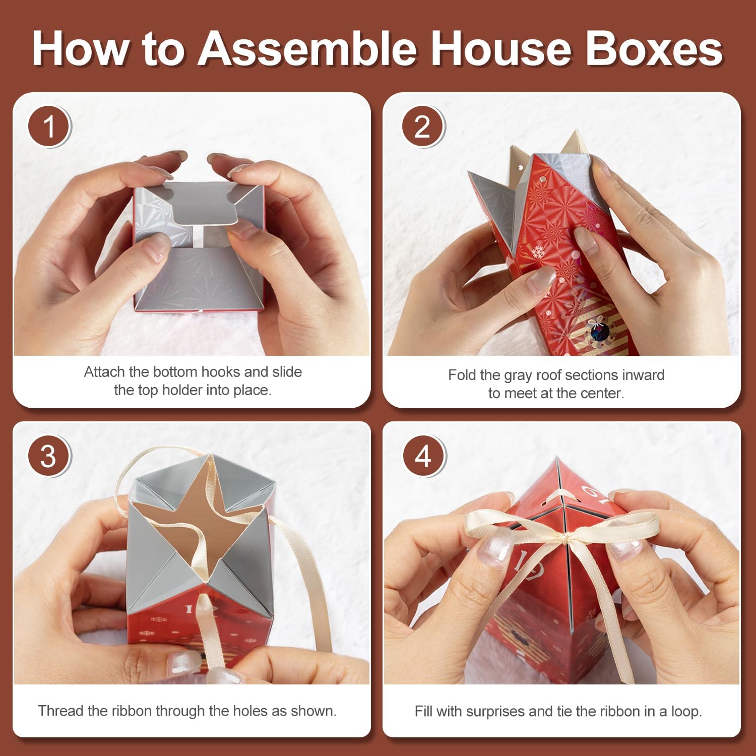 Adventskalender om Zelf te Vullen – 25 Genummerde Dozen met 25 Motieven | DIY Adventskalender 2025