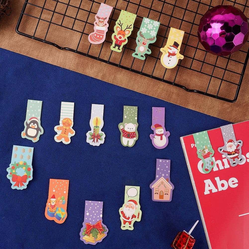 Magnetische Kerstboekenleggers – Set van 30 | Kinderboekmarkeringen, Feestzakjes & Cadeautjes