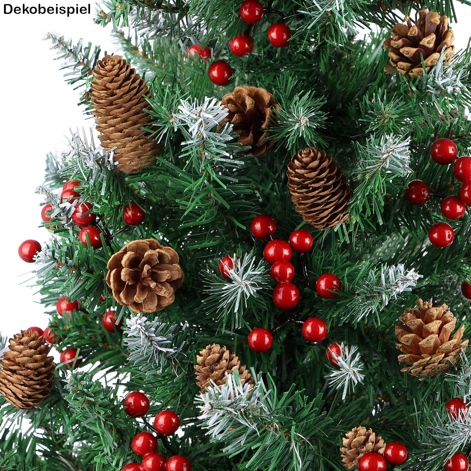 Natuurlijke Kerst Tafeldecoratie – Besjes & Dennenappels | Advent Versiering & DIY Kerstkrans Decoratie