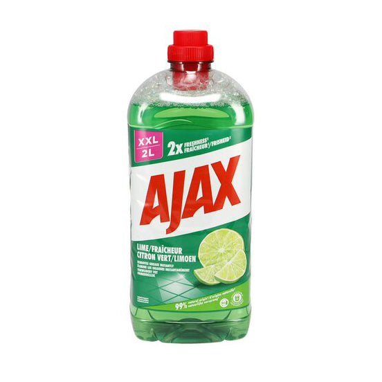 AJAX Nettoyant Multi-usages Citron Vert 2L | Puissant & Frais