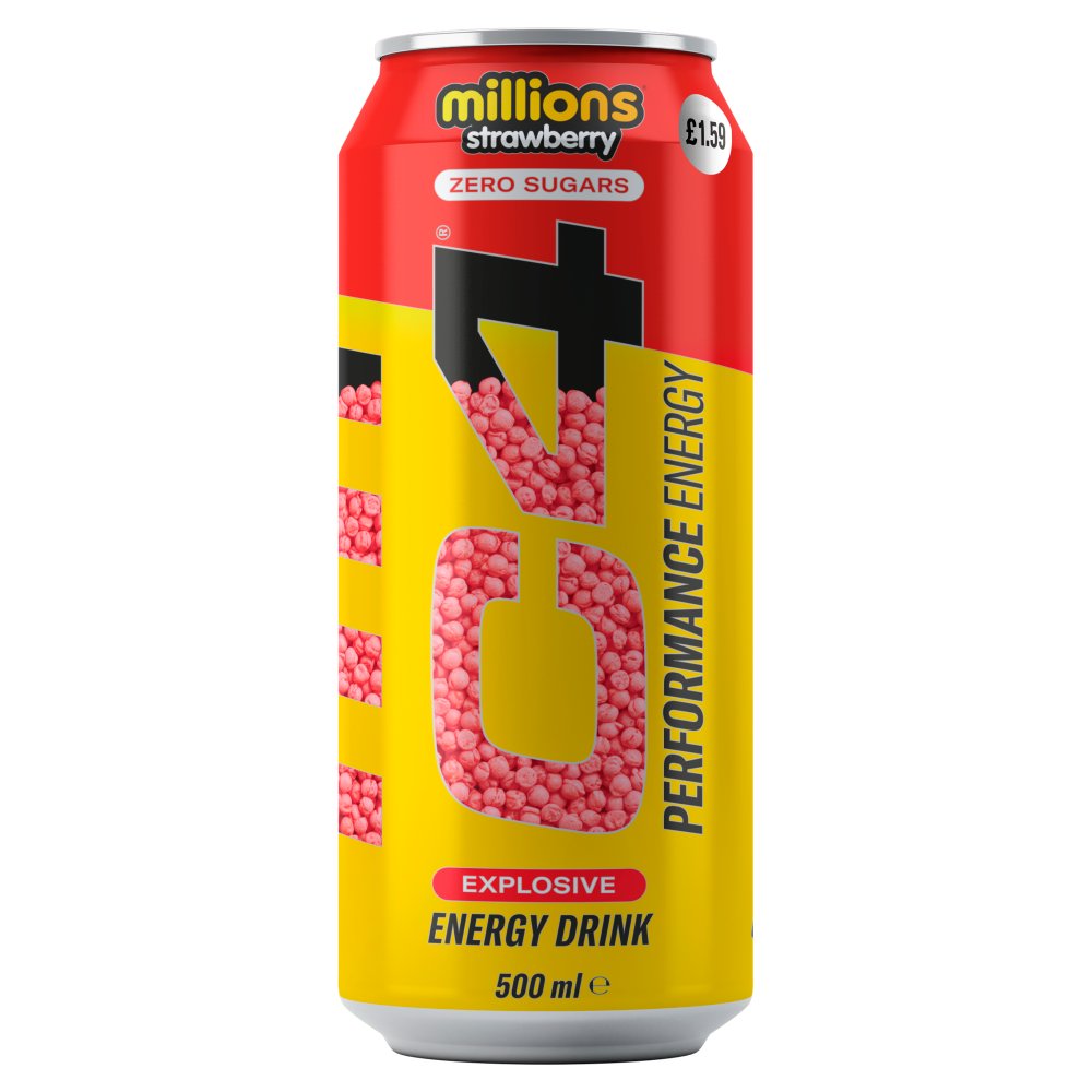 C4 Energy Drink Millions Strawberry