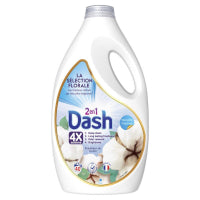 Dash Liquid Detergent Platinum Cotton Fresh 1.8 L – 40 Washes, Powerful Cleaning & Cotton Freshness