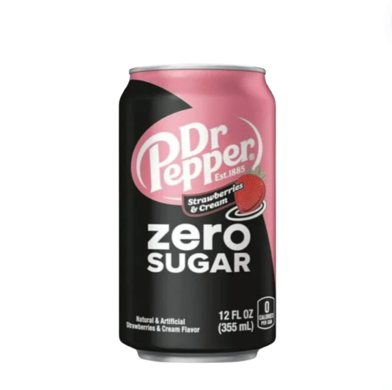 Dr. Pepper Strawberry Cream Soda ZERO USA