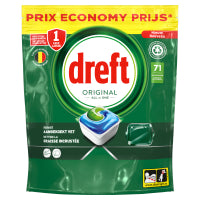 Dreft Pastilles Lave-Vaisselle Tout-en-un Original (71 lavages)