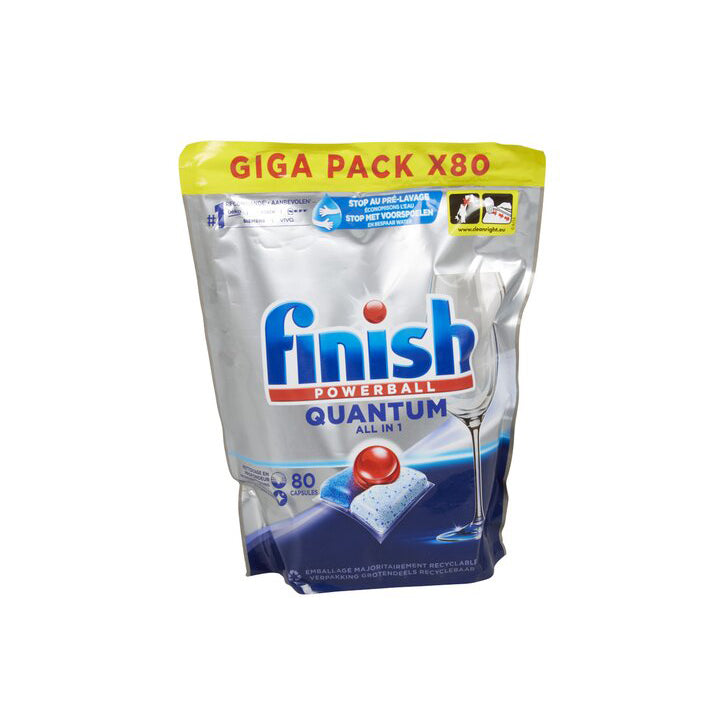 FINISH QUANTUM dishwasher tablets AIO - 80pcs