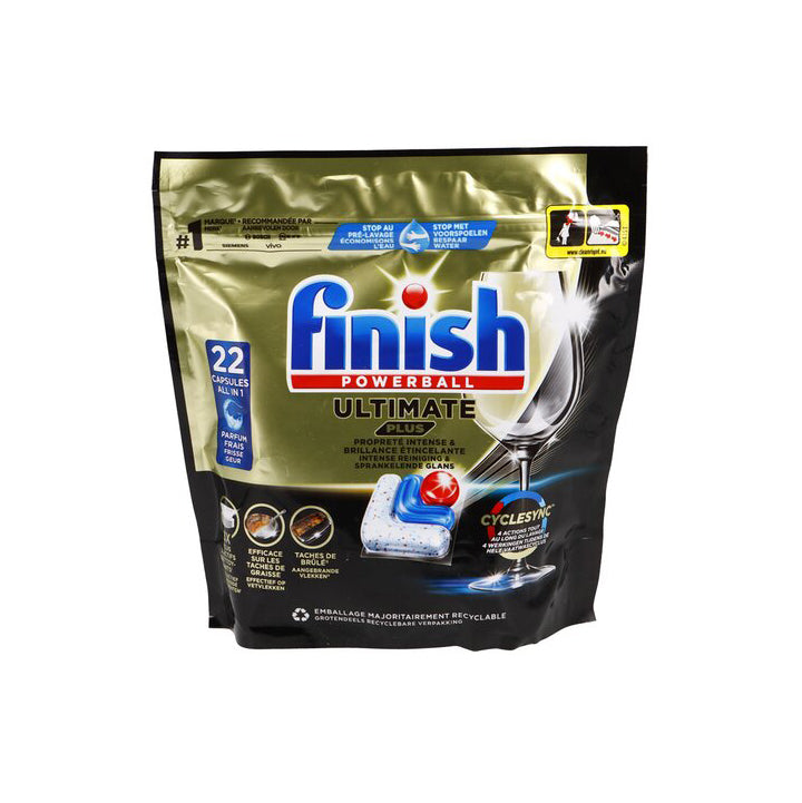 FINISH ULTIMATE PLUS dishwasher - 22pcs