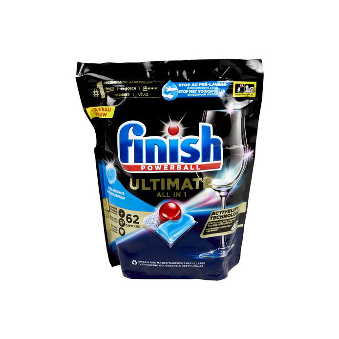 FINISH ULTIMATE dishwasher tablets with baking soda - 62 pcs