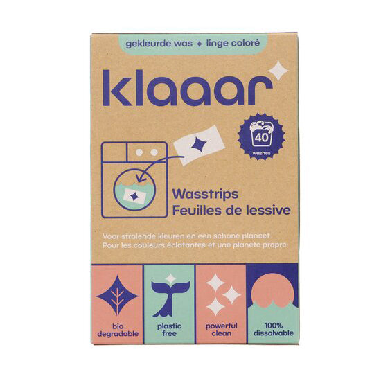 KLAAAR Laundry strip for colored laundry - 40pcs