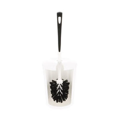 KOALA toilet set black with brush white