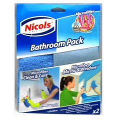 Microvezeldoek badkamer - 2 stuks - Nicols