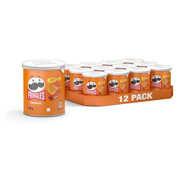 Pringles Chips Paprika 40 grammes (12 pièces)