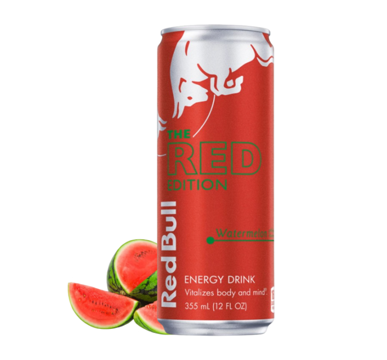 Red Bull Energy Drink Red Edition – 1 x 250 ml | 12 x 250 ml | Goût Rafraîchissant & Coup de Fouet Énergétique