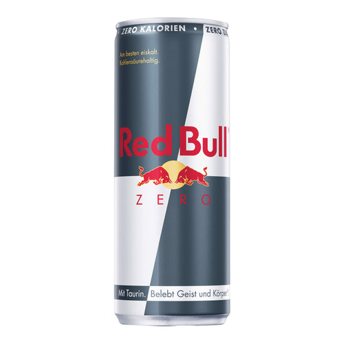 Red Bull Energy Drink Zero Sugar –  1 x 250 ml | 24 x 250 ml | Suikervrij & Krachtige Energieboost