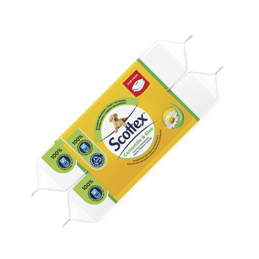 SCOTTEX Moisture.camom.refill duo - 2x38pcs - Camomile refill duo