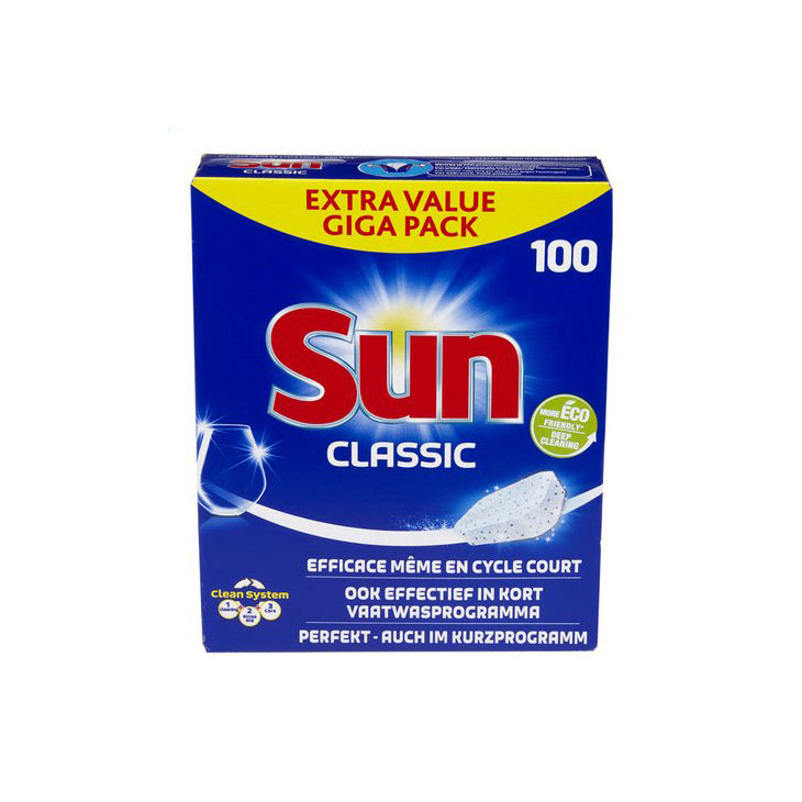 SUN Classic Dishwasher Tablets Regular - 100pcs