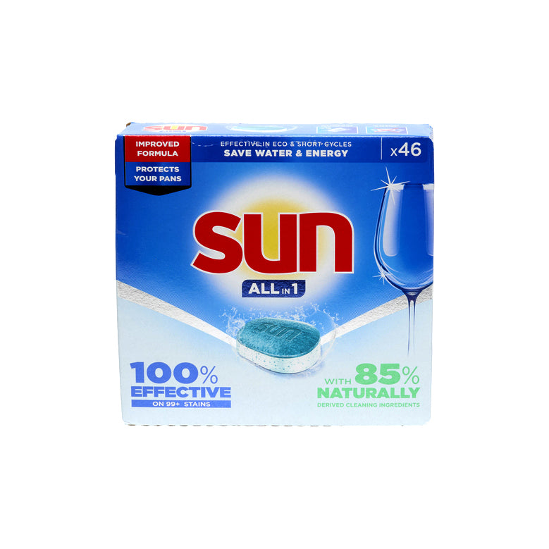 SUN dishwasher tablets AIO regular - 46pcs