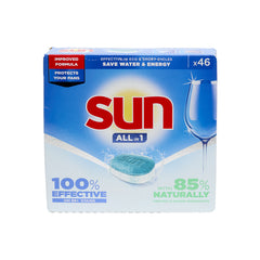 SUN dishwasher tablets AIO regular - 46pcs