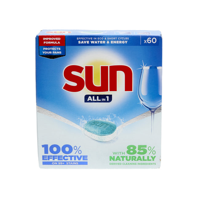 SUN dishwasher tablets AIO regular - 60pcs