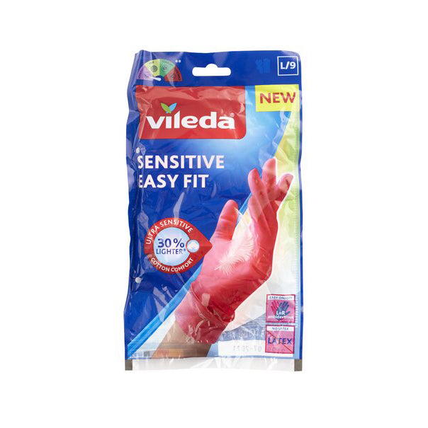 VILEDA Sensitive Easy Fit glove L