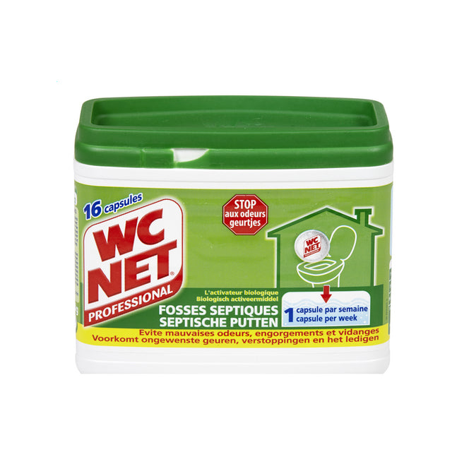 WC NET Fosses septiques capsules - 16 pièces