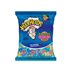 Warheads Super Sour Bubblegum Pops Blue Raspberry