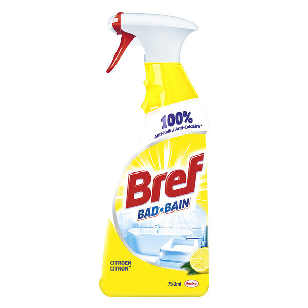 Bref Badkamerreiniger Spray - Citroen - 750 ml