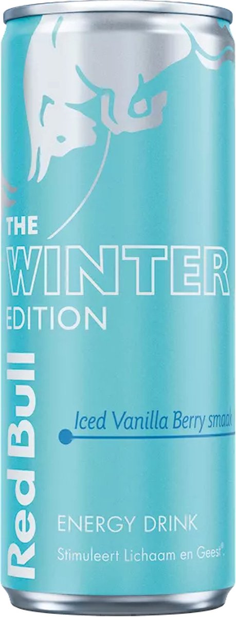 Red Bull Winter Edition – Iced Vanilla Berry – 1 x 250 ml | 12 x 250 ml | Limited Edition & Energieboost