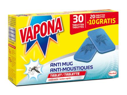 Vapona Anti-mug navultabletten - 30 tabletten